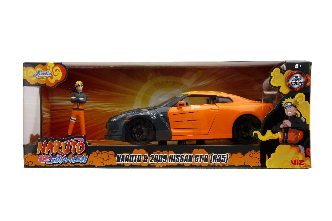 Jada 1/24 "Hollywood Rides" 2009 Nissan GT-R (R35) With Naruto – image 18