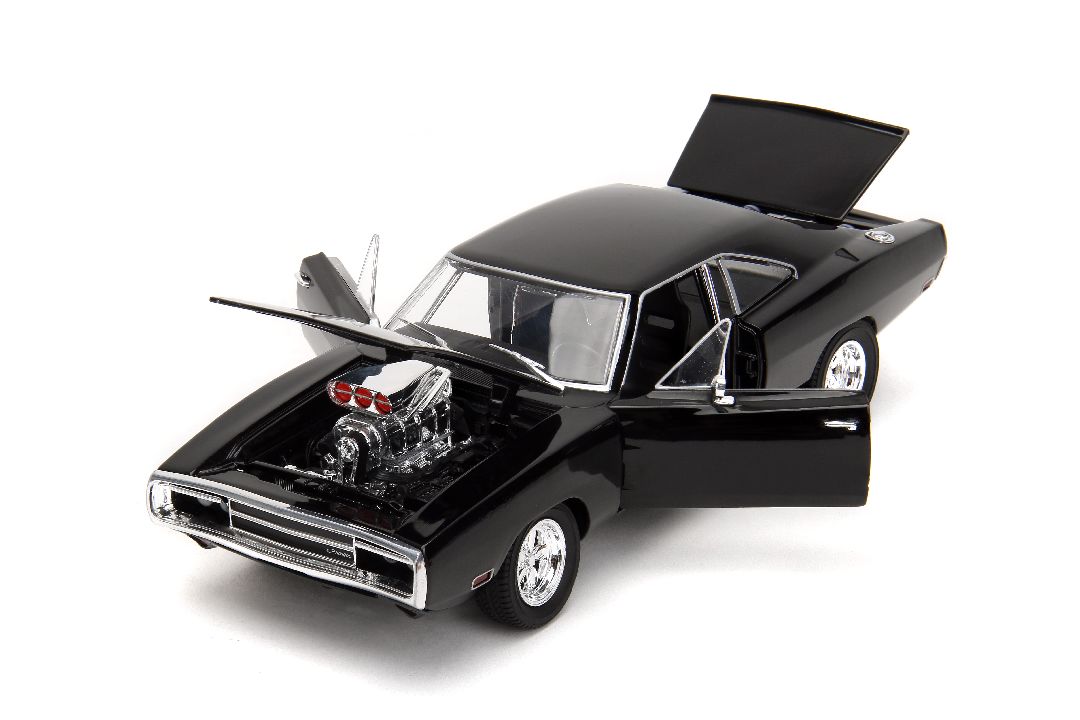 Jada 1/24 "Fast & Furious" TrueSpec 1970 Dodge Charger RT -Black – image 14