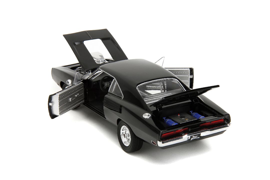 Jada 1/24 "Fast & Furious" TrueSpec 1970 Dodge Charger RT -Black – image 11