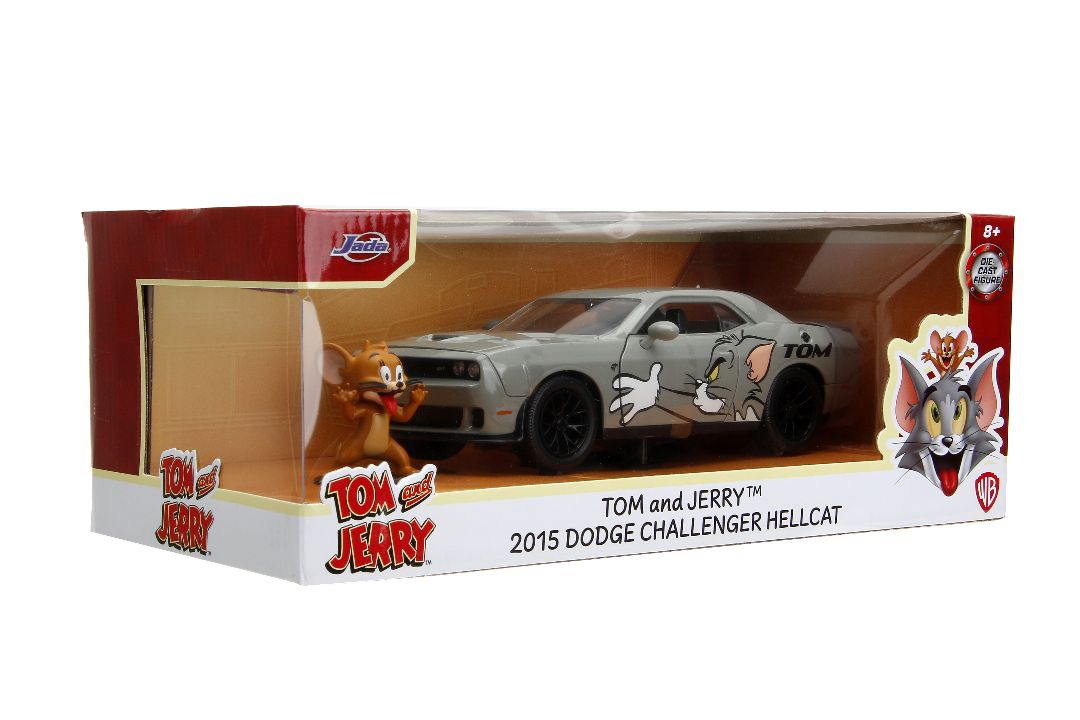 Jada 1/24 "Hollywood Rides" 2015 Challenger SRT8 Hellcat w/Jerry – image 20