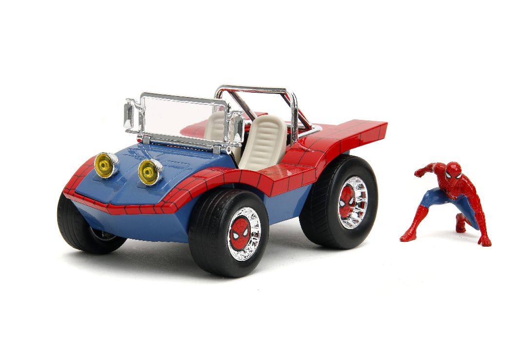 Jada 1/24 "Hollywood Rides" Spider-Man Buggy With Spider-Man – image 2