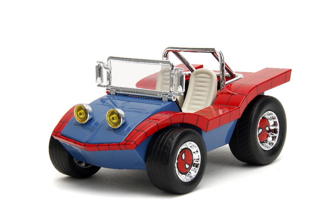 Jada 1/24 "Hollywood Rides" Spider-Man Buggy With Spider-Man – image 5
