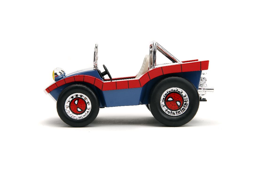Jada 1/24 "Hollywood Rides" Spider-Man Buggy With Spider-Man – image 6