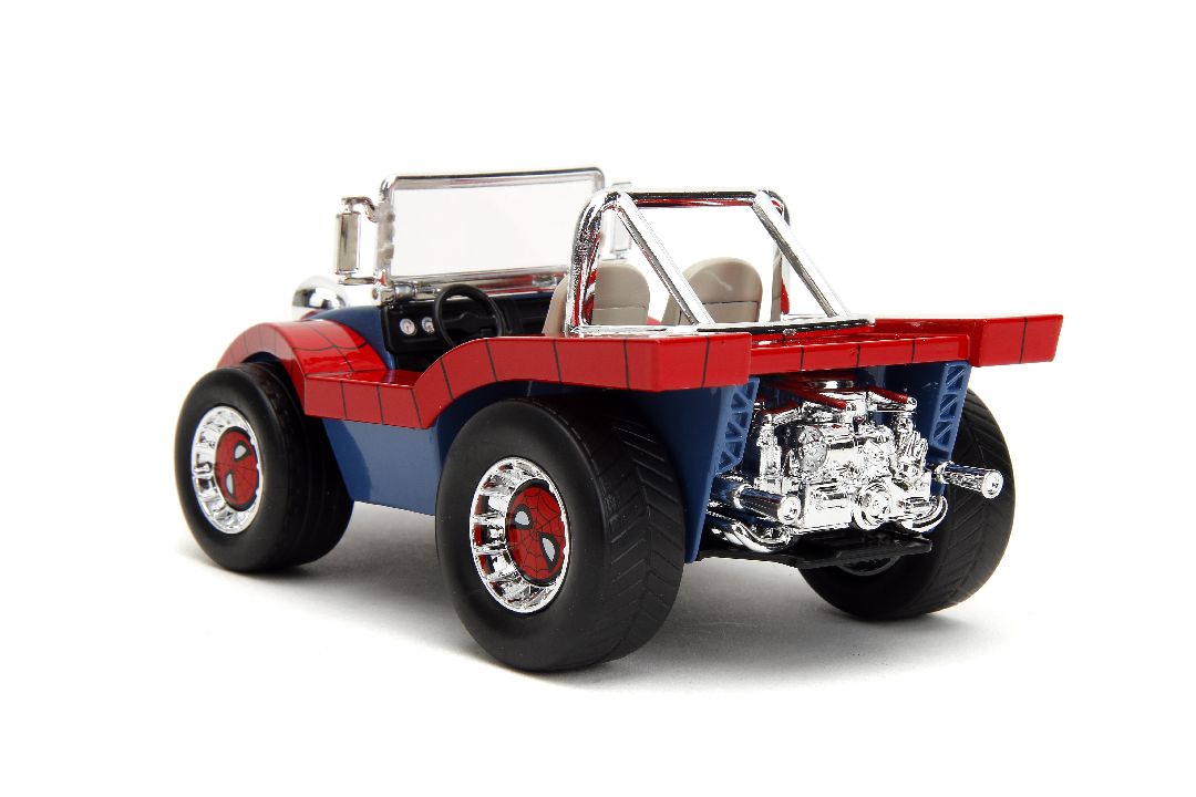 Jada 1/24 "Hollywood Rides" Spider-Man Buggy With Spider-Man – image 7