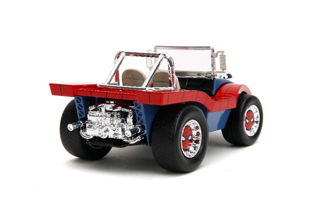 Jada 1/24 "Hollywood Rides" Spider-Man Buggy With Spider-Man – image 9