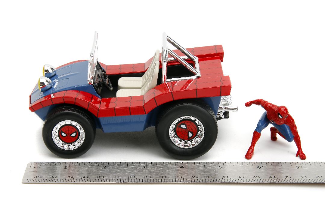 Jada 1/24 "Hollywood Rides" Spider-Man Buggy With Spider-Man – image 15