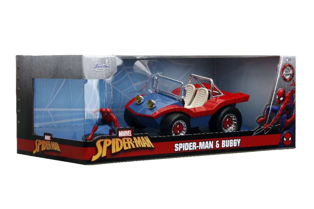 Jada 1/24 "Hollywood Rides" Spider-Man Buggy With Spider-Man – image 18