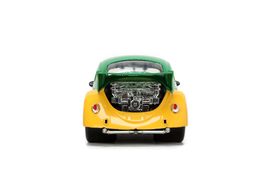 Jada 1/24 "Hollywood Rides" TMNT 1959 VW Beetle w/ Michelangelo – image 6