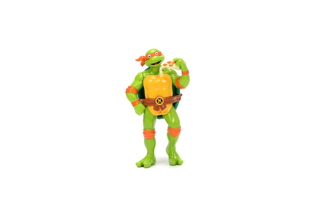 Jada 1/24 "Hollywood Rides" TMNT 1959 VW Beetle w/ Michelangelo – image 19