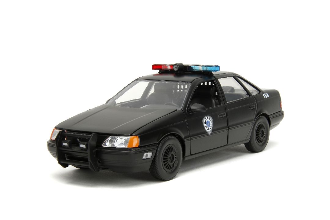 Jada 1/24 "Hollywood Rides" 1986 OCP Ford Taurus w/ RoboCop – image 7