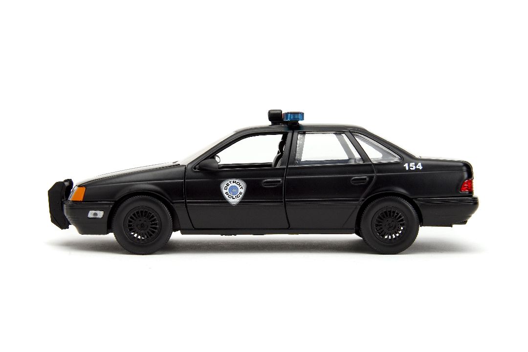 Jada 1/24 "Hollywood Rides" 1986 OCP Ford Taurus w/ RoboCop – image 10