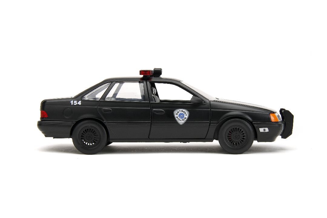 Jada 1/24 "Hollywood Rides" 1986 OCP Ford Taurus w/ RoboCop – image 14