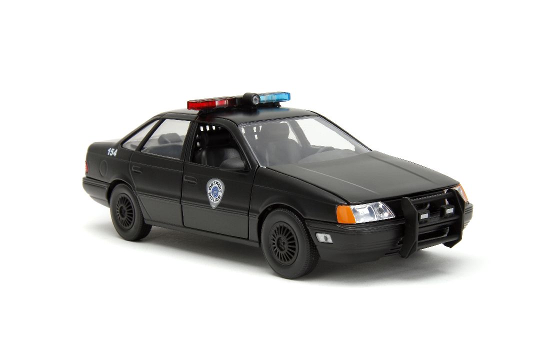 Jada 1/24 "Hollywood Rides" 1986 OCP Ford Taurus w/ RoboCop – image 15