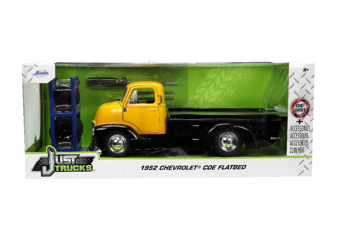 Jada 1/24 "Just Trucks" with Rack - 1952 Chevy COE Flatbed – image 2