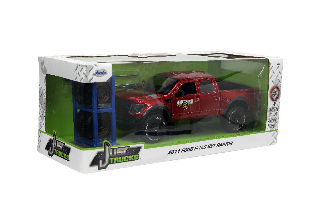 Jada 1/24 "Just Trucks" with Rack - 2011 Ford F-150 SVT Raptor – image 10