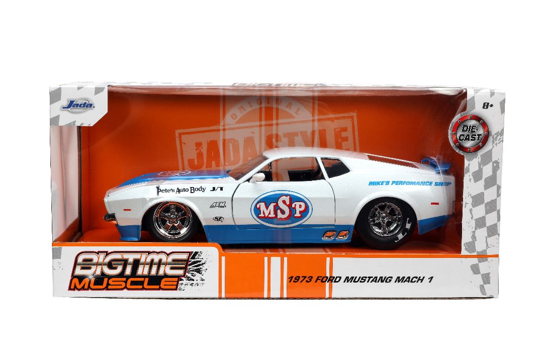 Jada 1/24 "BIGTIME Muscle" 1973 Ford Mustang Mach 1 – image 8