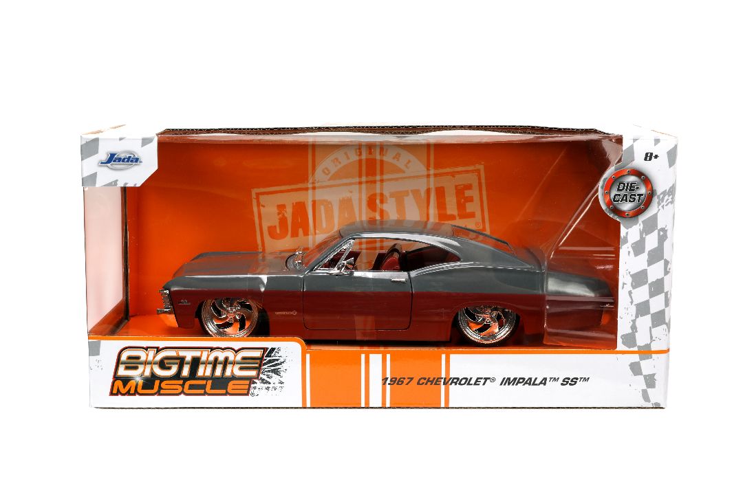 Jada 1/24 "BIGTIME Muscle" 1967 Chevy Impala 2-Door – image 8