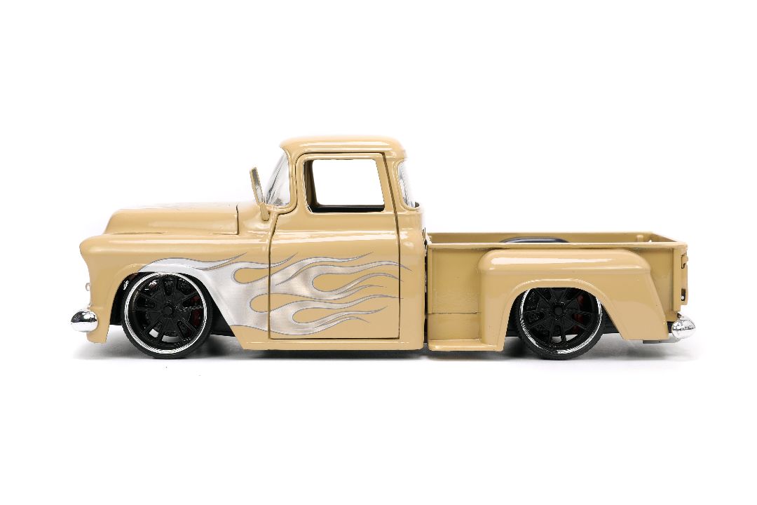 Jada 1/24 "Just Trucks" with Rack 1955 Chevy Stepside – image 3