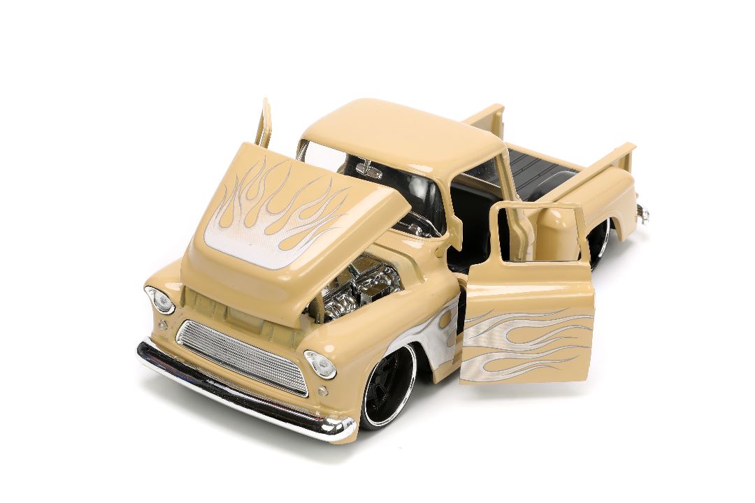 Jada 1/24 "Just Trucks" with Rack 1955 Chevy Stepside – image 6