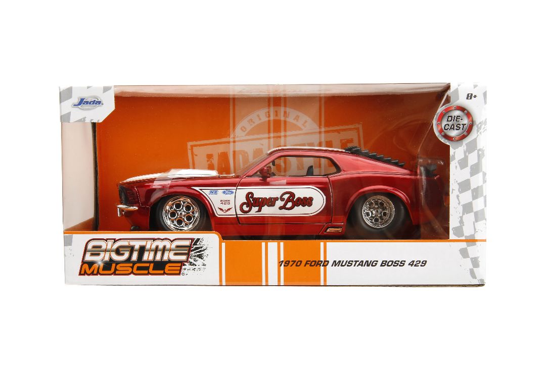 Jada 1/24 "Bigtime Muscle"  1970 Ford Mustang Super Boss 429 – image 12