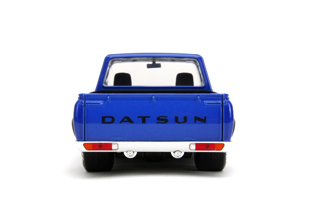 Jada 1/24 "Just Trucks" w/Rack 1972 Datsun 620 Pickup-Glossy Blu – image 5