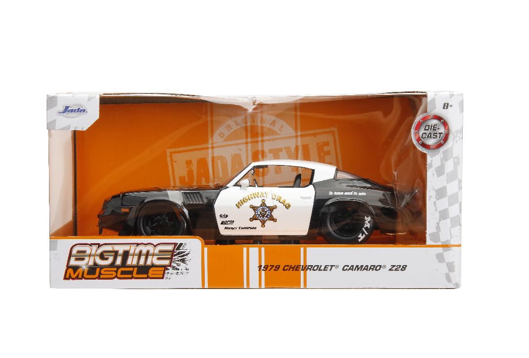 Jada 1/24 "BIGTIME Muscle" 1979 Chevy Camaro Z28 Police – image 11