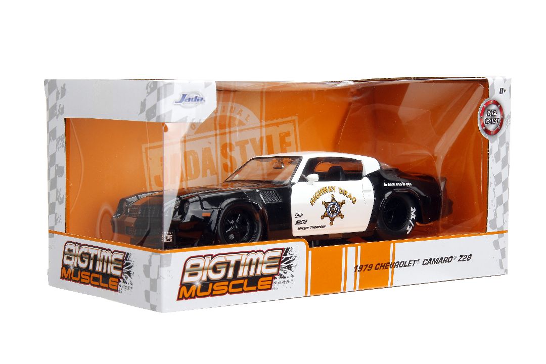 Jada 1/24 "BIGTIME Muscle" 1979 Chevy Camaro Z28 Police – image 12