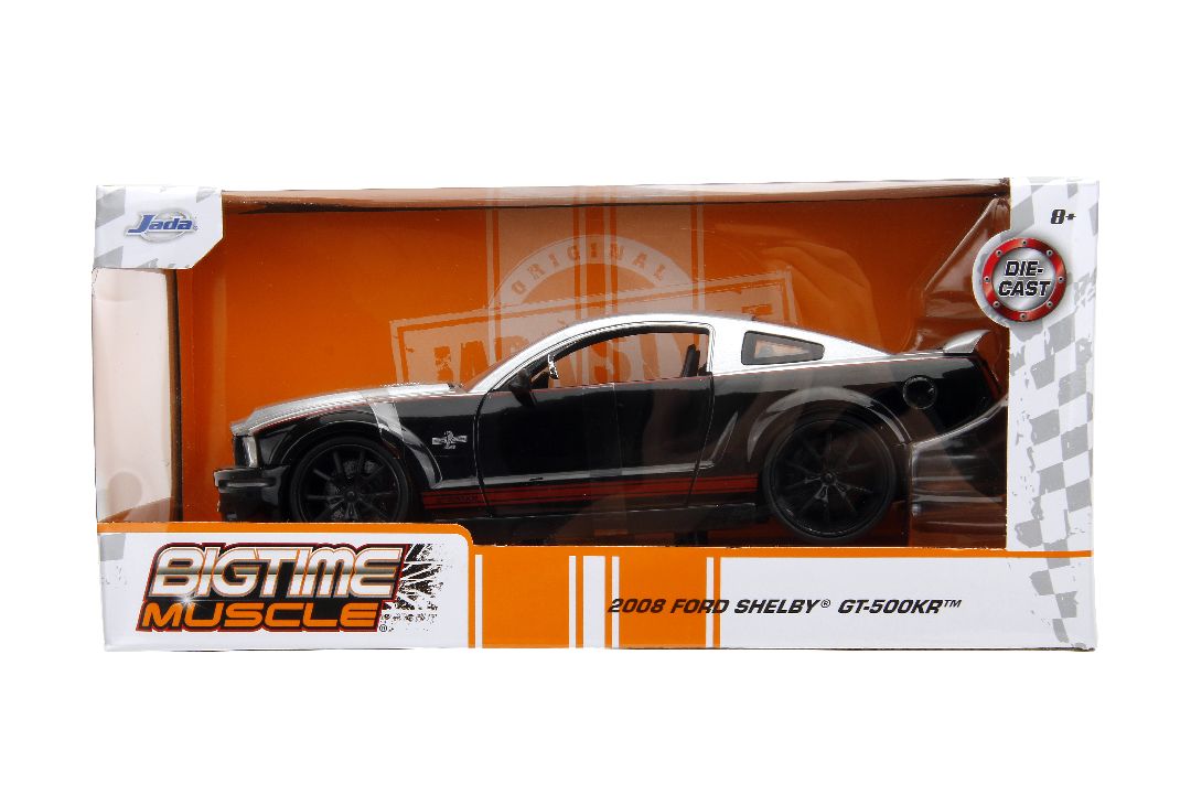 Jada 1/24 "BIGTIME Muscle" 2008 Ford Mustang Shelby GT500KR – image 13