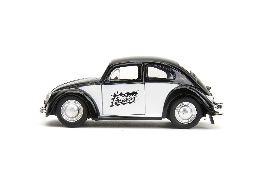 Jada 1/32 "PUNCH BUGGY" 1959  VW Beetle W/Boxing Gloves - Black – image 4
