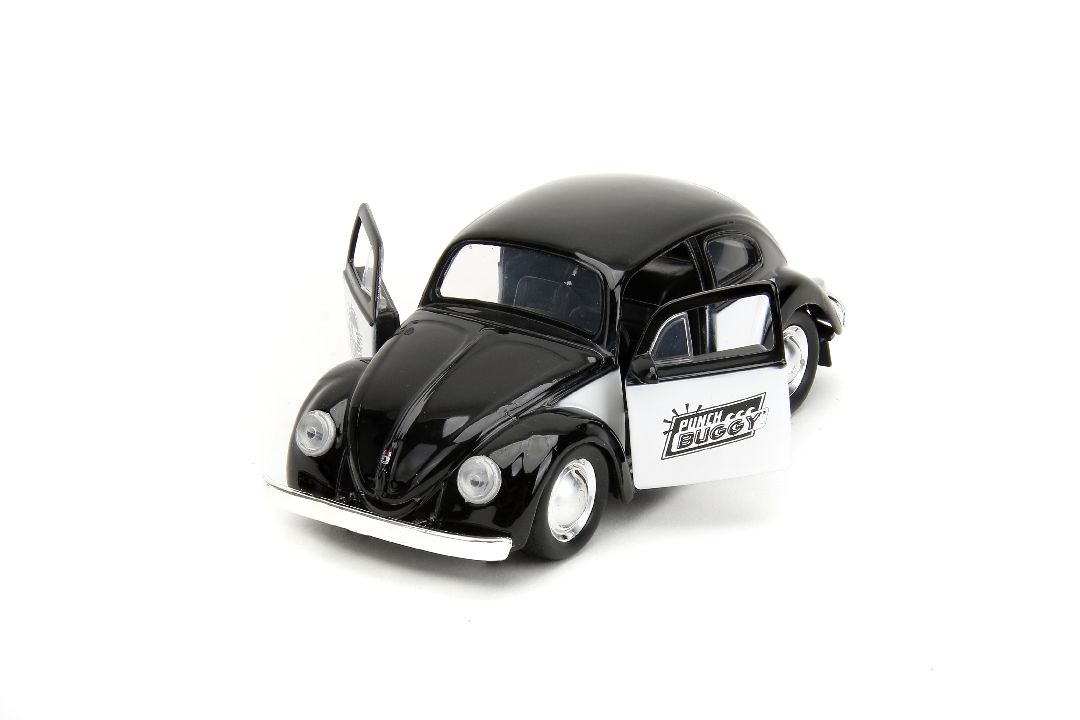 Jada 1/32 "PUNCH BUGGY" 1959  VW Beetle W/Boxing Gloves - Black – image 12
