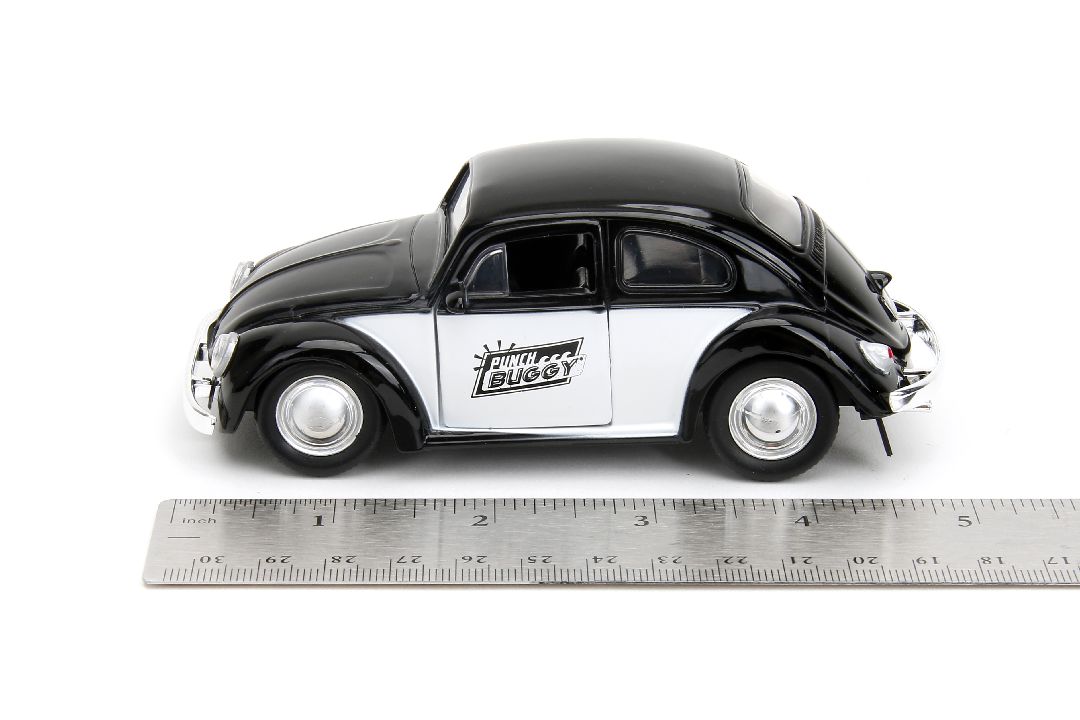 Jada 1/32 "PUNCH BUGGY" 1959  VW Beetle W/Boxing Gloves - Black – image 14
