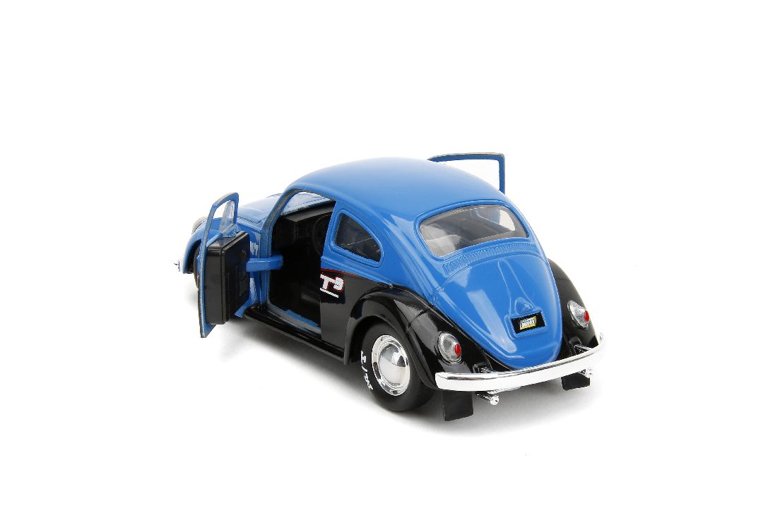 Jada 1/32 "PUNCH BUGGY" 1959 VW Beetle W/Boxing Gloves - Blue – image 12