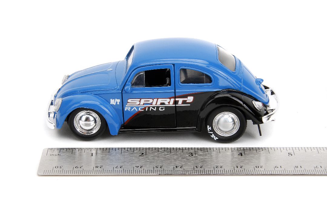 Jada 1/32 "PUNCH BUGGY" 1959 VW Beetle W/Boxing Gloves - Blue – image 13