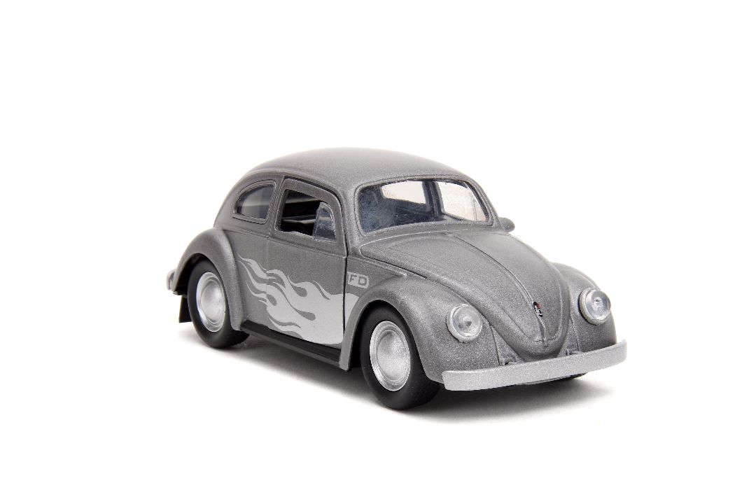 Jada 1/32 "PUNCH BUGGY" 1959 VW Beetle W/Boxing Gloves - Gray – image 8