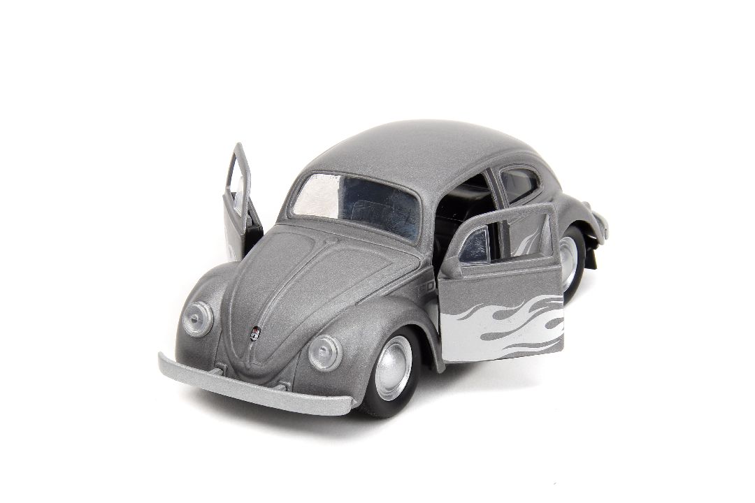 Jada 1/32 "PUNCH BUGGY" 1959 VW Beetle W/Boxing Gloves - Gray – image 11