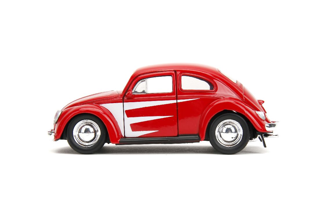 Jada 1/32 "PUNCH BUGGY" 1959 VW Beetle W/Boxing Gloves - Red – image 4
