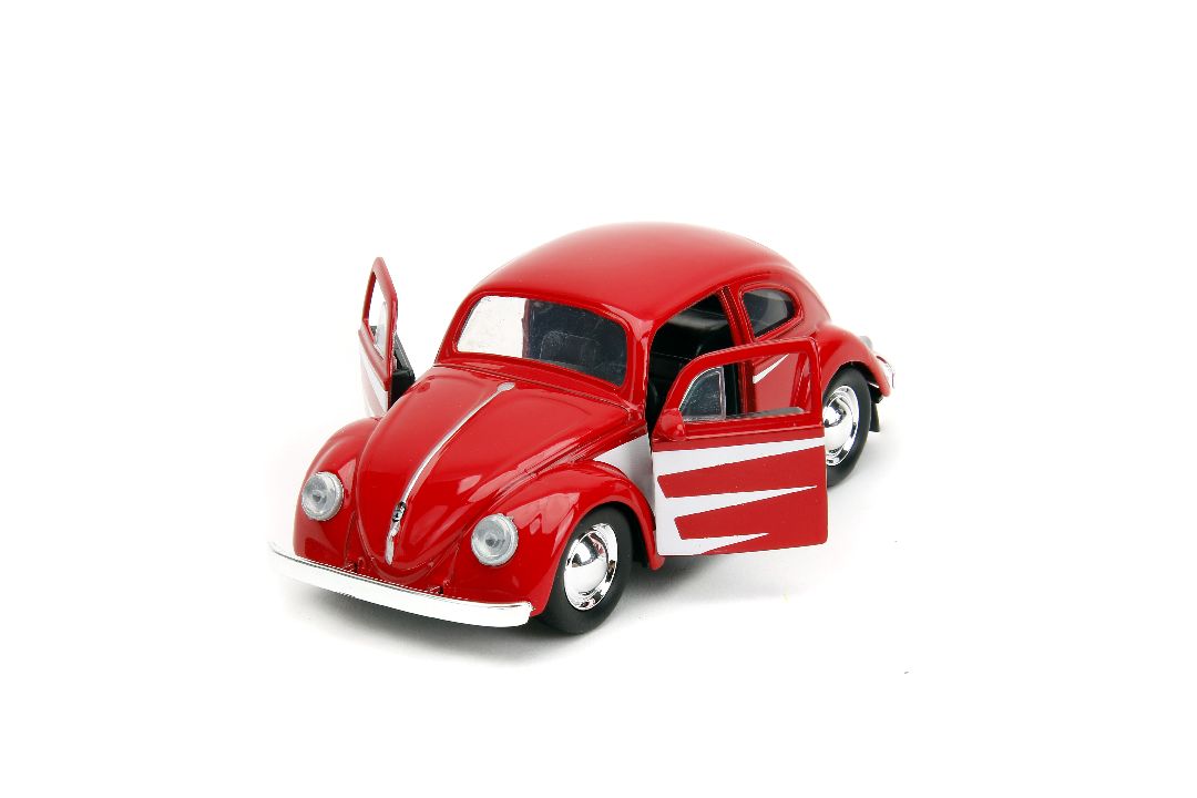 Jada 1/32 "PUNCH BUGGY" 1959 VW Beetle W/Boxing Gloves - Red – image 11