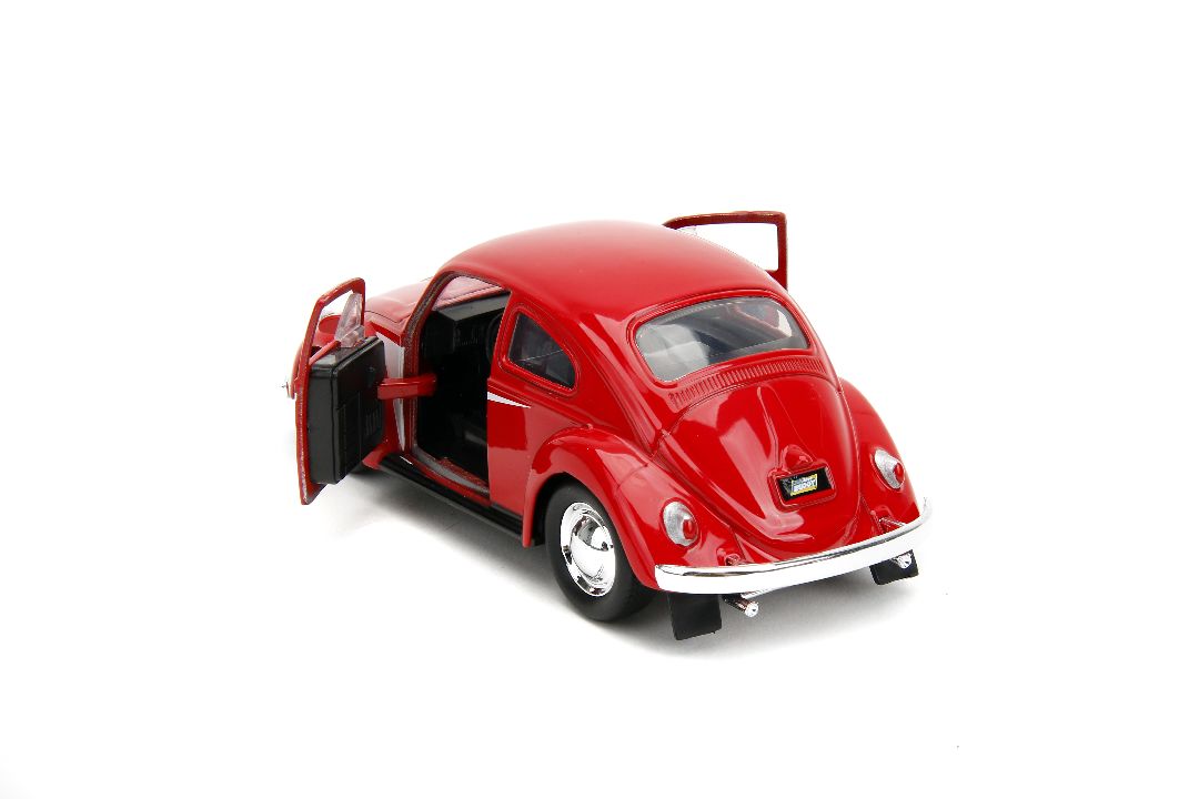 Jada 1/32 "PUNCH BUGGY" 1959 VW Beetle W/Boxing Gloves - Red – image 13