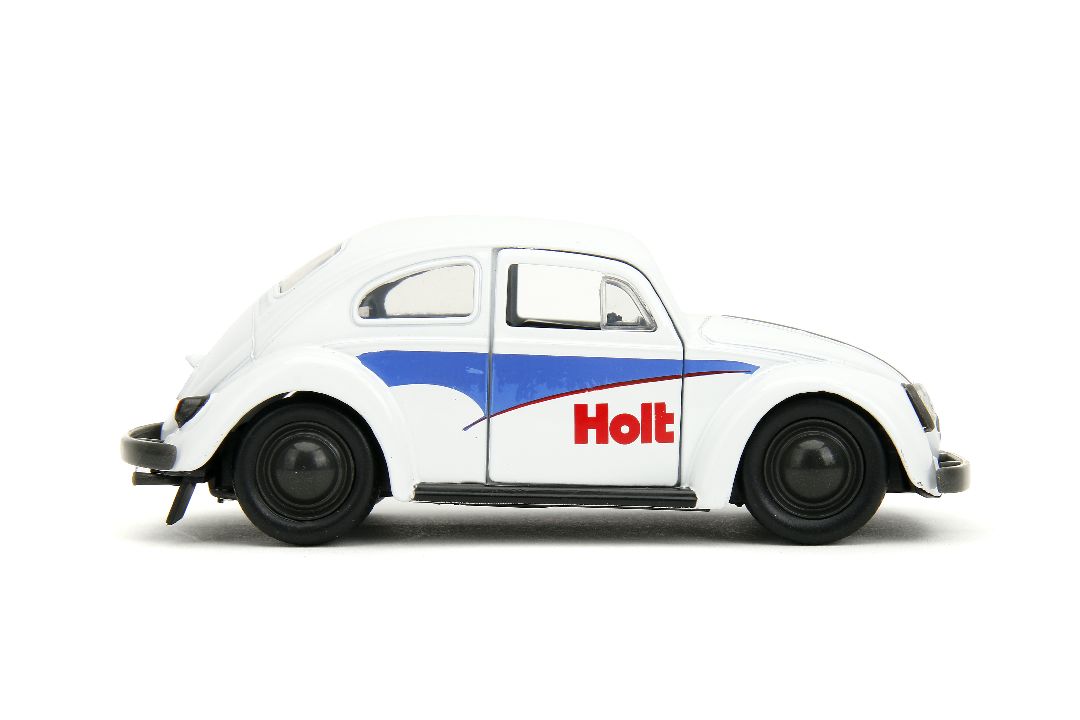Jada 1/32 "PUNCH BUGGY" 1959 VW Beetle W/Boxing Gloves - White – image 8