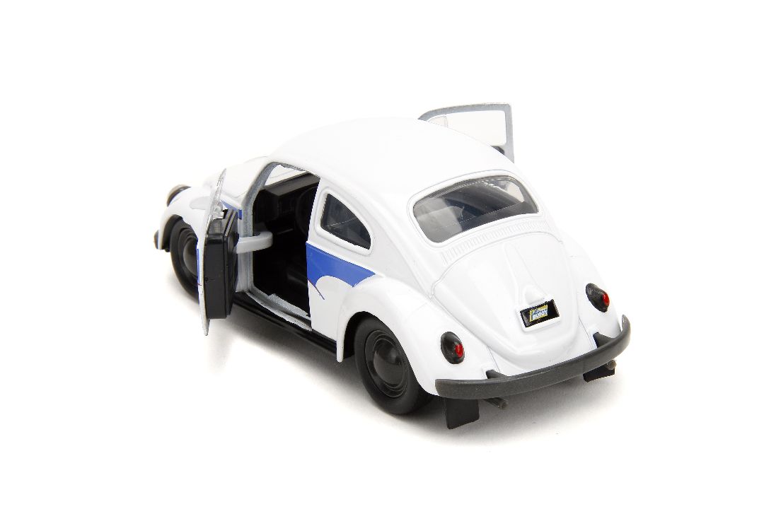 Jada 1/32 "PUNCH BUGGY" 1959 VW Beetle W/Boxing Gloves - White – image 13