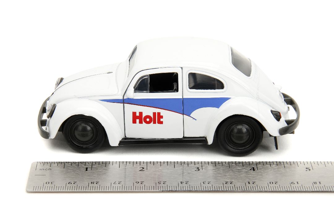 Jada 1/32 "PUNCH BUGGY" 1959 VW Beetle W/Boxing Gloves - White – image 14