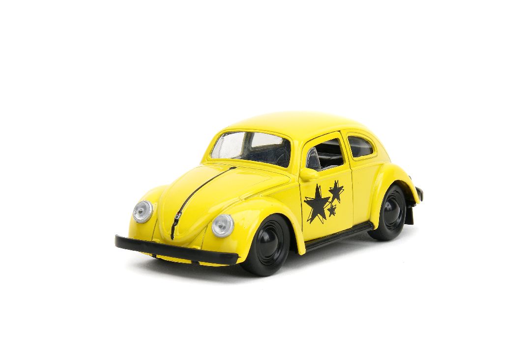Jada 1/32 "PUNCH BUGGY" 1959 VW Beetle W/Boxing Gloves - Yellow – image 3