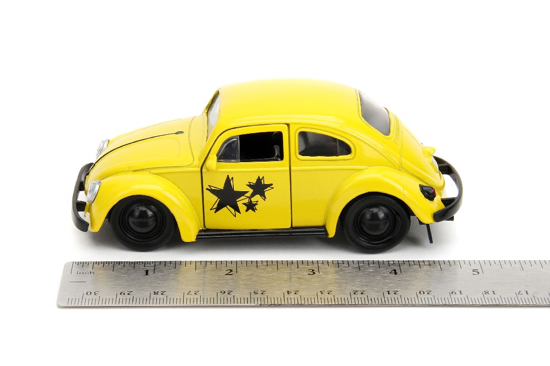 Jada 1/32 "PUNCH BUGGY" 1959 VW Beetle W/Boxing Gloves - Yellow – image 14
