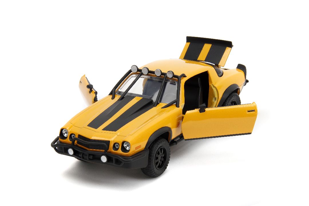 Jada 1/24 "Hollywood Rides" Transformers 7 1977 Camaro Bumblebee – image 8