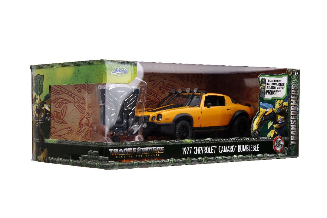 Jada 1/24 "Hollywood Rides" Transformers 7 1977 Camaro Bumblebee – image 12