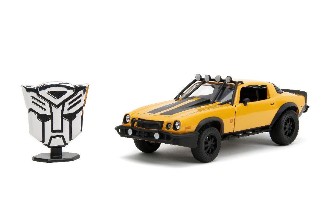 Jada 1/24 "Hollywood Rides" Transformers 7 1977 Camaro Bumblebee – image 17