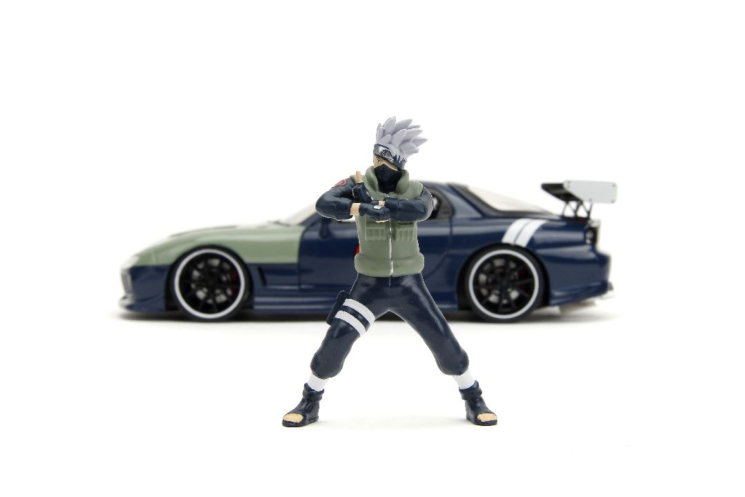 Jada 1/24 "Hollywood Rides" Naruto 1993 Mazda RX-7 with Kakashi – image 3