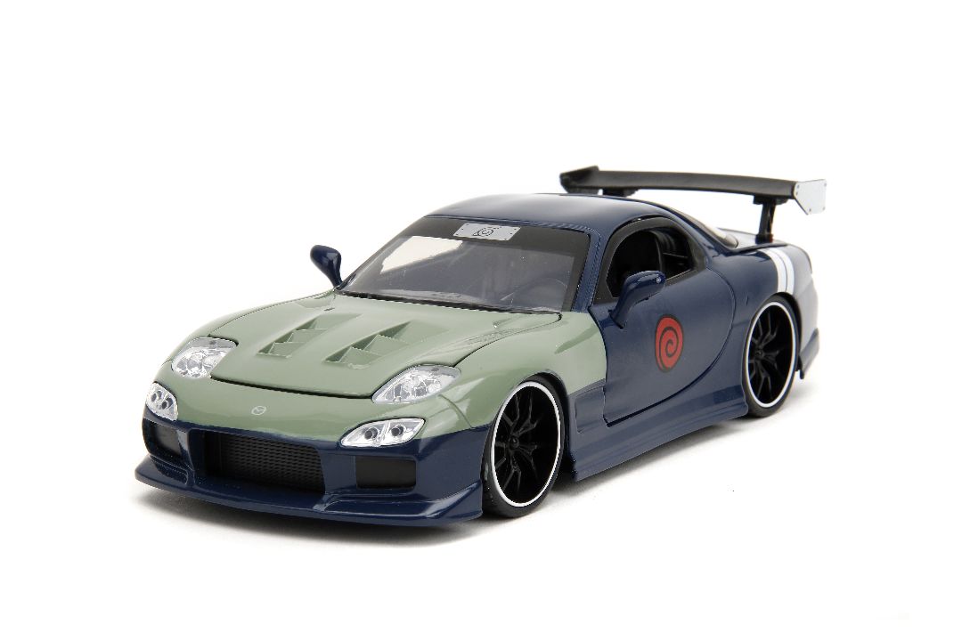 Jada 1/24 "Hollywood Rides" Naruto 1993 Mazda RX-7 with Kakashi – image 5