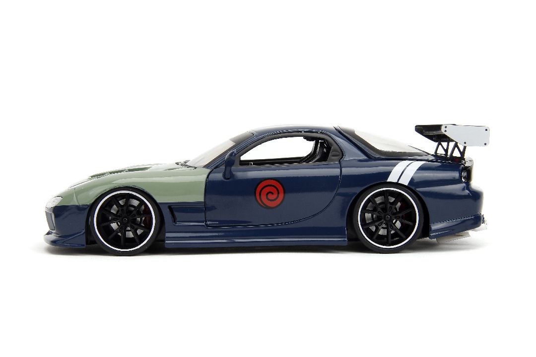 Jada 1/24 "Hollywood Rides" Naruto 1993 Mazda RX-7 with Kakashi – image 6