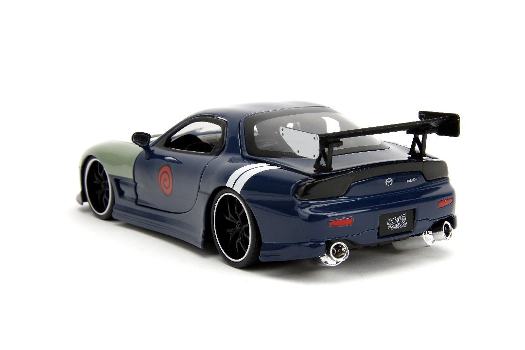 Jada 1/24 "Hollywood Rides" Naruto 1993 Mazda RX-7 with Kakashi – image 7